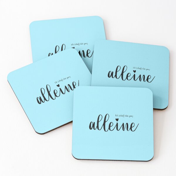 Item preview, I can do this all by myself, design with a meaningful saying in German designed and sold by Pflugart.