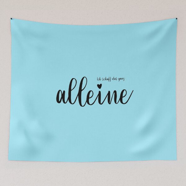 Item preview, I can do this all by myself, design with a meaningful saying in German designed and sold by Pflugart.