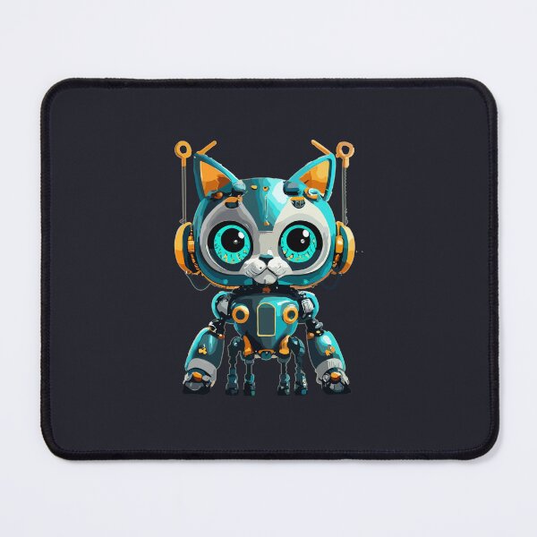 Item preview, Robo-kitty designed and sold by StackedPixels.