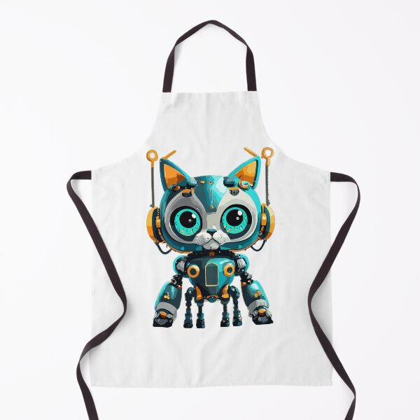 Item preview, Robo-kitty designed and sold by StackedPixels.