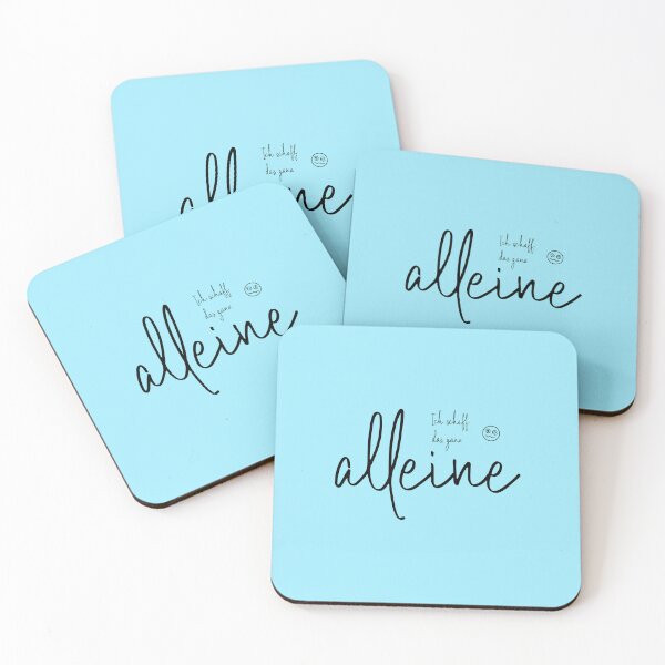 Item preview, I can do this all by myself, design with a meaningful saying in German designed and sold by Pflugart.