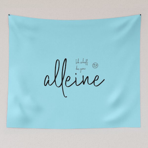 Item preview, I can do this all by myself, design with a meaningful saying in German designed and sold by Pflugart.