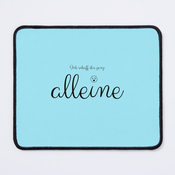 Item preview, I can do this all by myself, design with a meaningful saying in German designed and sold by Pflugart.