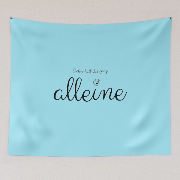 Item preview, I can do this all by myself, design with a meaningful saying in German designed and sold by Pflugart.