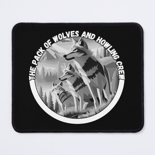 Item preview, The Pack of Wolves And The Howling Crew designed and sold by KrisRubinArt.