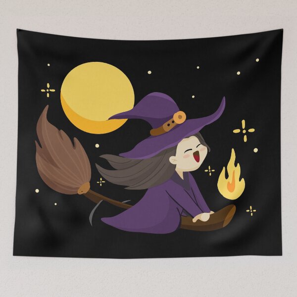 Item preview, Halloween is a time for black magic and mysterious spells cast by witches. designed and sold by Rawinnipa-Jazz.