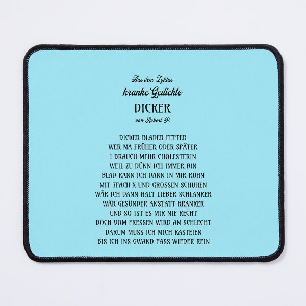 Item preview, Dicker, design from the cycle sick poems in German designed and sold by Pflugart.