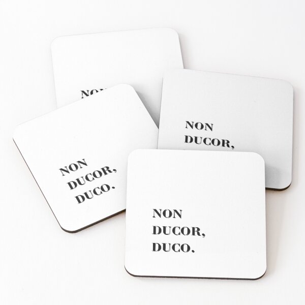 Item preview, Non Ducor, Duco-I Am Not Led, I Lead Latin phrase designed and sold by HomeArtStudio.