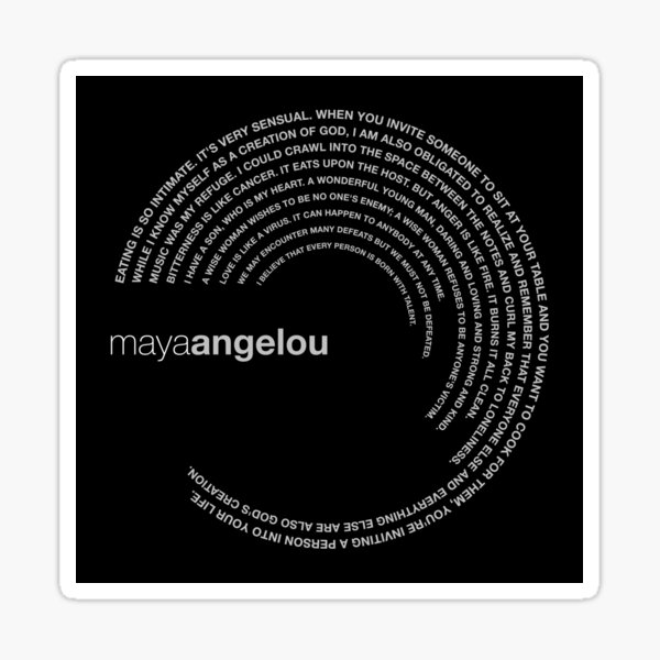 Maya Angelou Women Empowerment Quote Poster for Sale by FoxyCreativeLtd