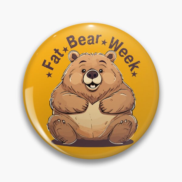 Item preview, fat bear week designed and sold by Niktarka.