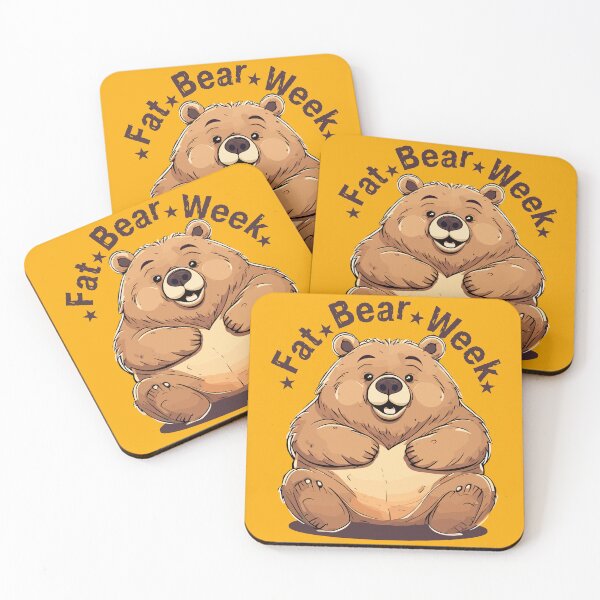 Item preview, fat bear week designed and sold by Niktarka.