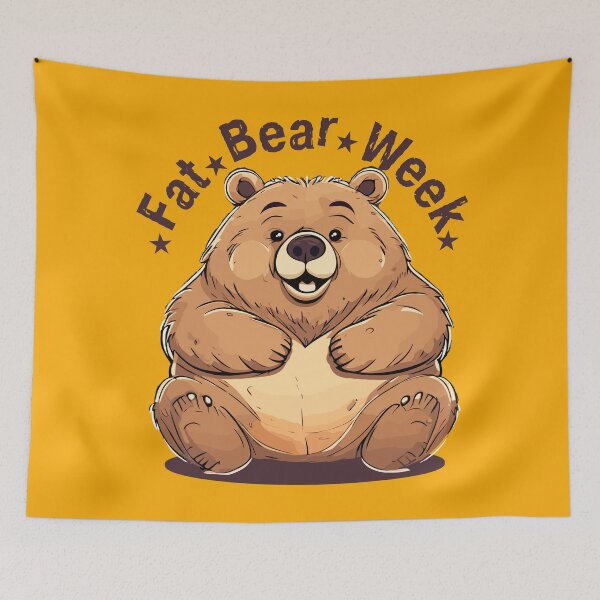 Item preview, fat bear week designed and sold by Niktarka.