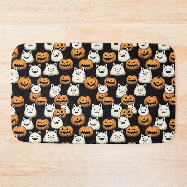 Item preview, Merry Halloween night seamless pattern designed and sold by Phumtanis66.