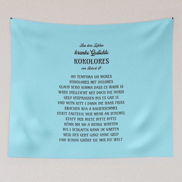 Item preview, Kokolores, design from the cycle sick poems in German designed and sold by Pflugart.