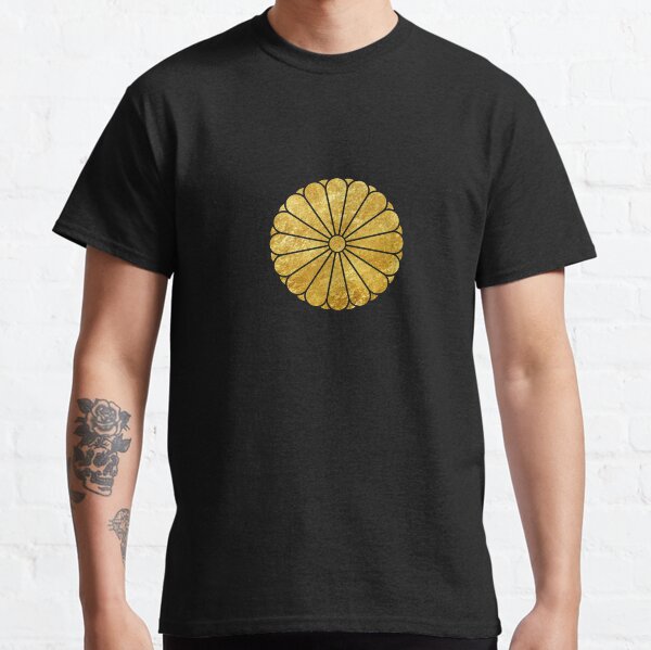 Kiku Chrysanthemum Mon faux gold Classic T-Shirt