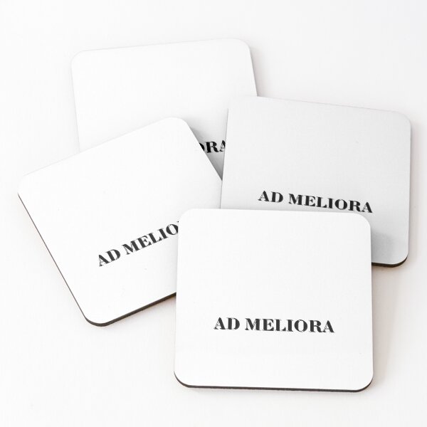 Item preview, Ad Meliora-Towards Better Things Latin phrase designed and sold by HomeArtStudio.