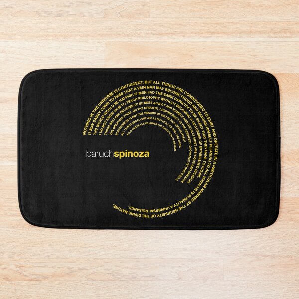 Item preview, Baruch Spinoza famous quotes poster [gold] designed and sold by CMYKStudio.
