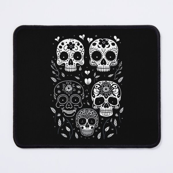 Item preview, 5 sugar skulls in old school vintage style. designed and sold by SaraSumi.