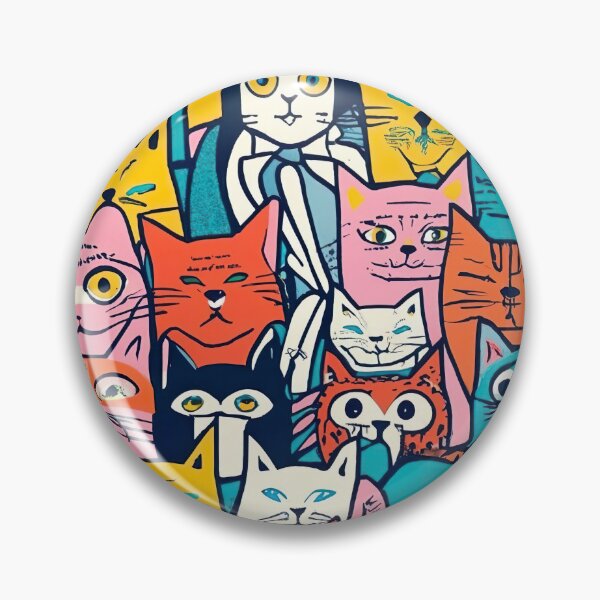 Item preview, cats pattern designed and sold by Windness Zao.