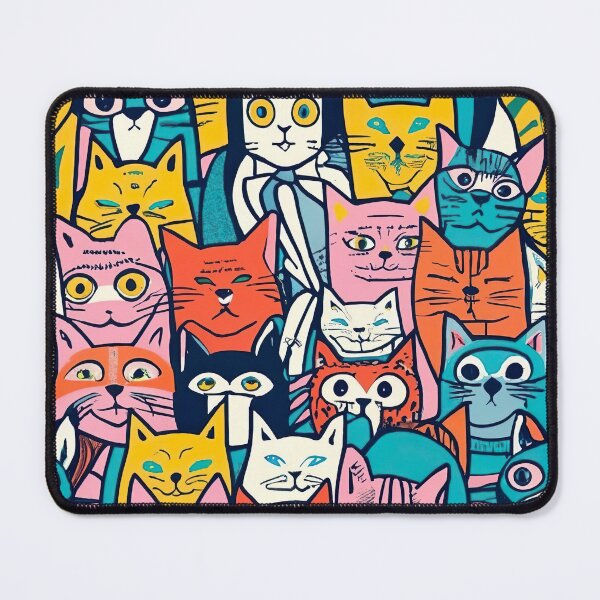 Item preview, cats pattern designed and sold by Windness Zao.