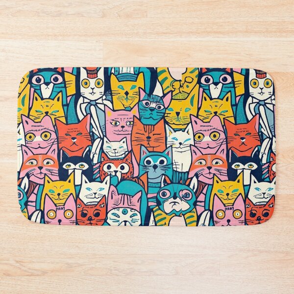 Item preview, cats pattern designed and sold by Windness Zao.