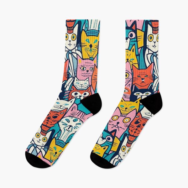 Item preview, cats pattern designed and sold by Windness Zao.