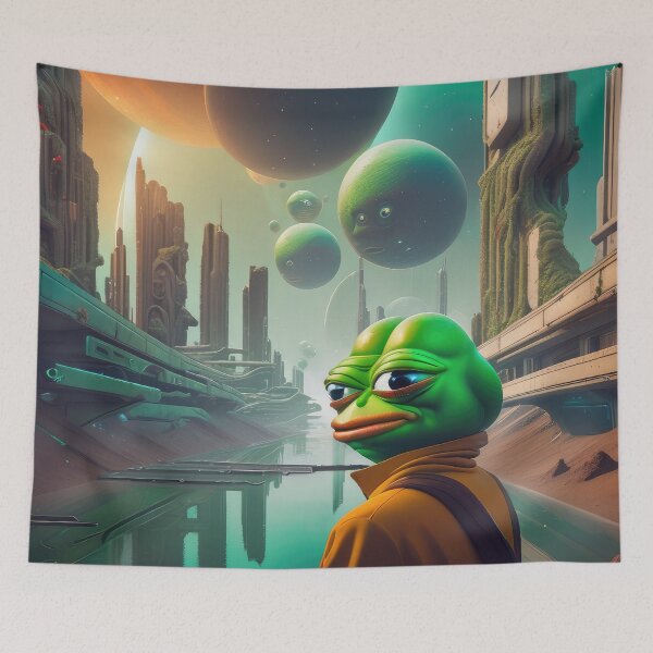 Item preview, Pepe futuristic city designed and sold by Pepooteric.