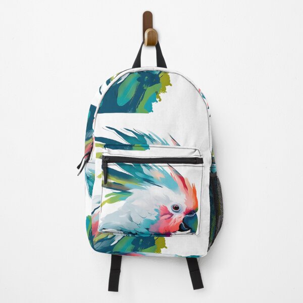Item preview, African Parrot. Cool collared cockatoo parrot. For printing stickers, posters, prints on a T-shirt designed and sold by Anastasiia Yurevych.