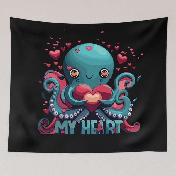 Item preview, Octopi My Heart Oceanic Top designed and sold by D3monic.