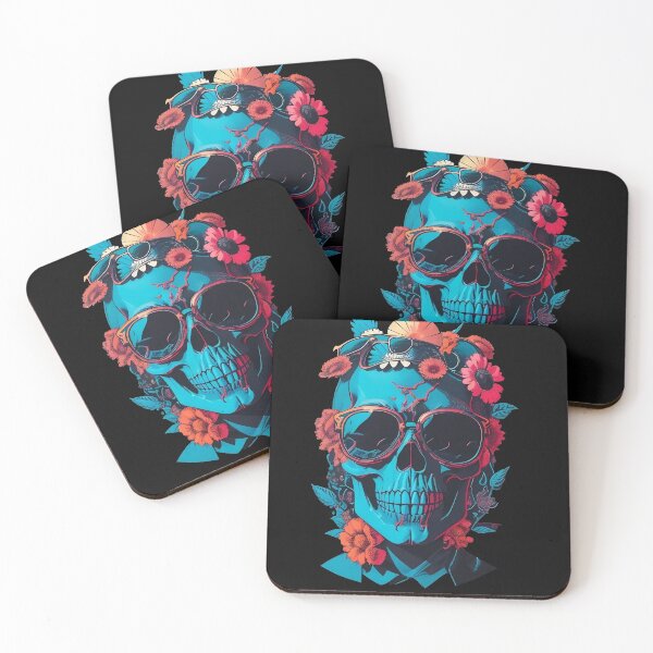 Item preview, Amazing Skull Design in modern rock style designed and sold by KlaudiDesignArt.
