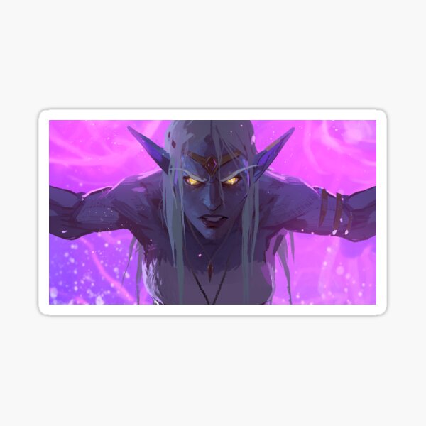 Vista previa del artículo con la obra «Reina Azshara - Reina de los elfos de la noche Warcraft», diseñado y vendido por LMVA.