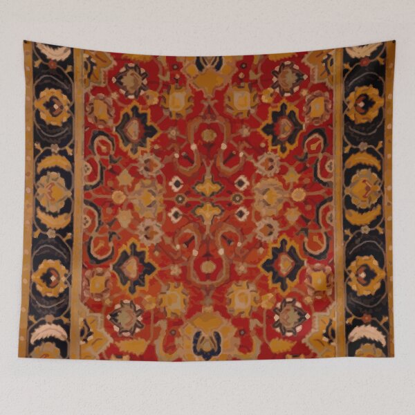 Item preview, 17th Century Safavid Persian Rug Pattern designed and sold by Vicky Brago-Mitchell®.