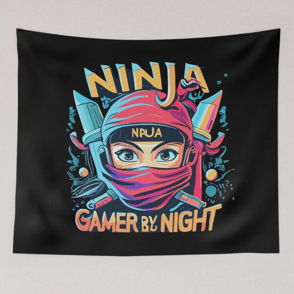 Item preview, Ninja by Day, Gamer by Night designed and sold by D3monic.