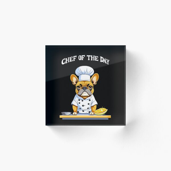 Item preview, French Bulldog cooking, Chef of the day designed and sold by All Year Round.