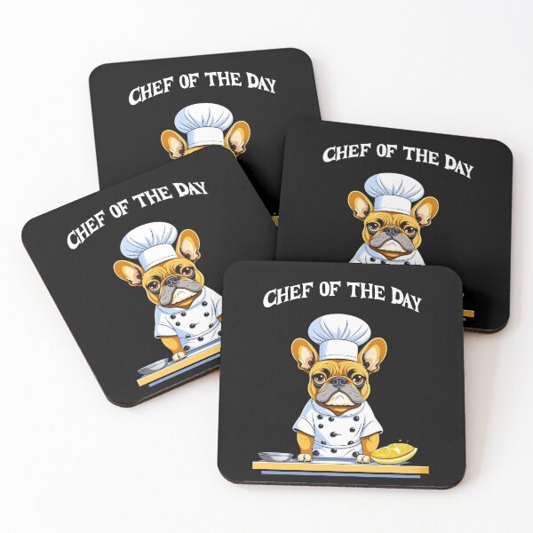 Item preview, French Bulldog cooking, Chef of the day designed and sold by All Year Round.