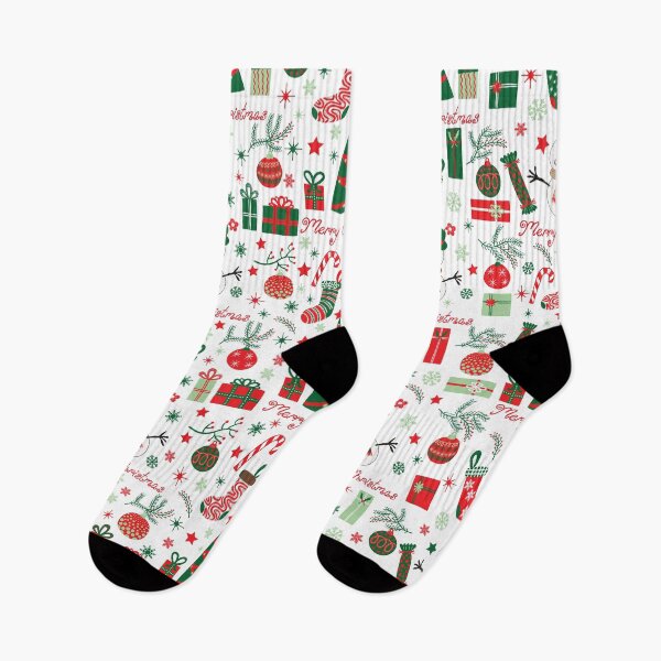 Item preview, Red and Green Christmas Tree Decorating Fun designed and sold by MoorePatterns.