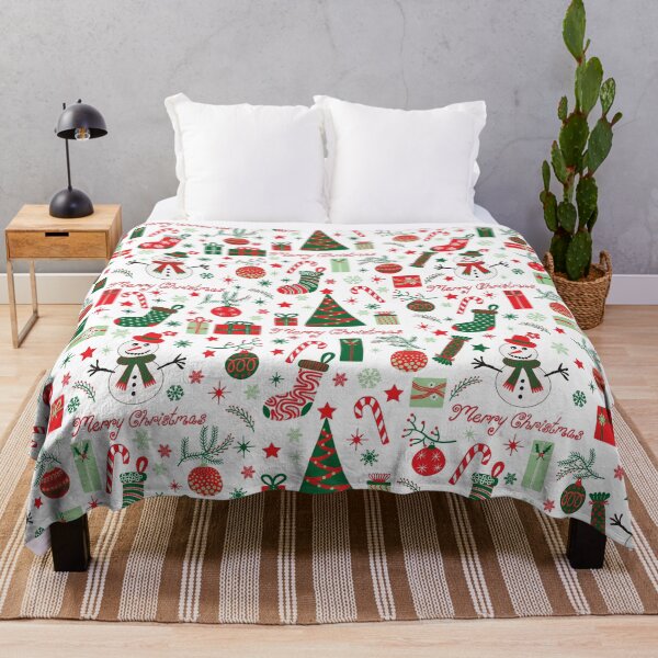 Item preview, Red and Green Christmas Tree Decorating Fun designed and sold by MoorePatterns.
