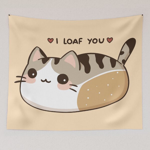 Item preview, I Loaf You | Cat Loaf designed and sold by krimons.
