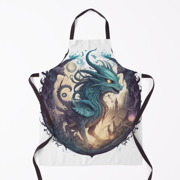 Item preview, Retro Cute tribal dragon fantasy design designed and sold by risingphoenix6.