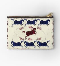 Ancient Greek Fresco - Navy & Red Studio Pouch