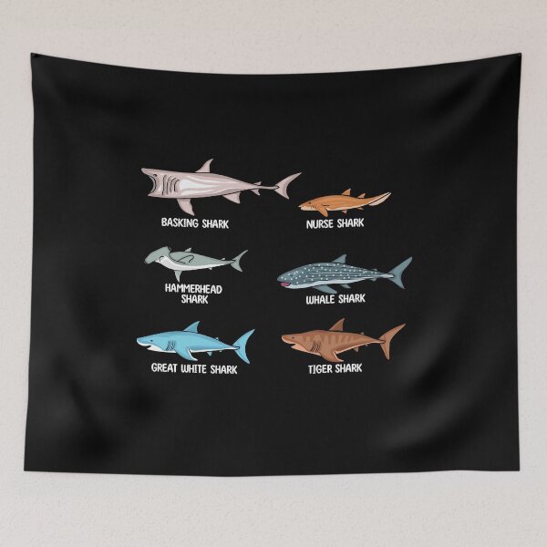 Item preview, Shark Species Whale Shark Gift Kids White Shark designed and sold by DSWShirts.