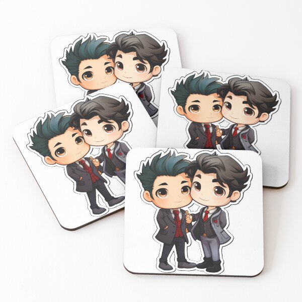 Item preview, Malec shadowhunter kawaii stickers designed and sold by NinjadesignShop.