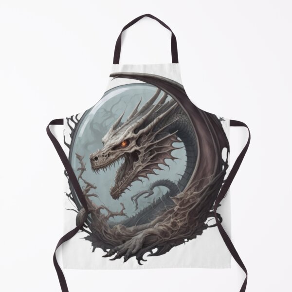 Item preview, Vintage Undead dragon fantasy art work designed and sold by risingphoenix6.