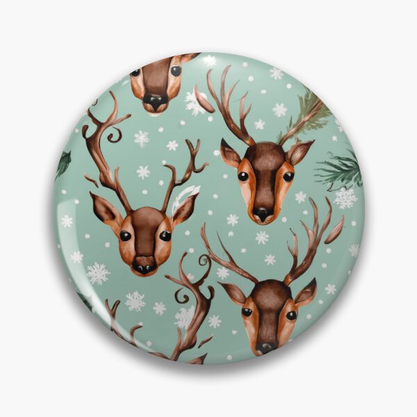 Item preview, Rustic Winter Charm Reindeer Patterns designed and sold by Tamas Das.
