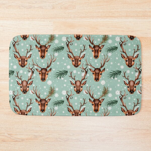 Item preview, Rustic Winter Charm Reindeer Patterns designed and sold by Tamas Das.
