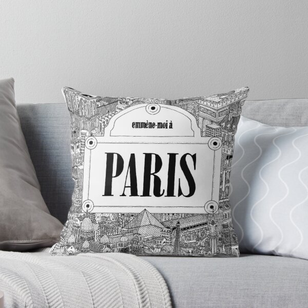 Item preview, Tiny-lines drawing of Paris (free hand) designed and sold by Benjamin Noir.