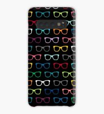 Colorful Hipster Eyeglasses Pattern Case/Skin for Samsung Galaxy