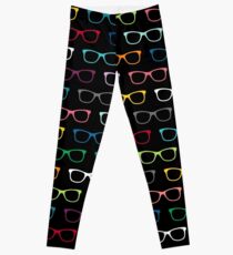 Legging Colorido patrón de anteojos Hipster