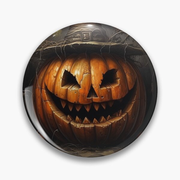 Item preview, Vintage Pumpkin Scene Halloween Classic Hat designed and sold by GrinGalore.
