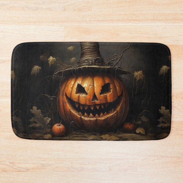 Item preview, Vintage Pumpkin Scene Halloween Classic Hat designed and sold by GrinGalore.